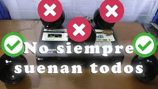 Por qué no siempre suenan todos los parlantes del teatro en casa