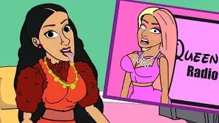 Cardi B RESPONDS to Nicki Minaj (CARTOON)