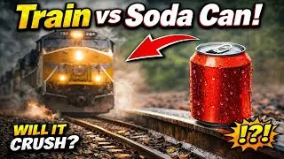 Train vs Soda Can: What Happens Next Will Shock You!