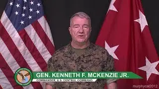 Gen. Kenneth F. McKenzie, Jr. addresses the USCENTCOM HQ on the COVID-19 Response