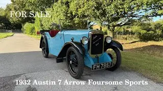 NOW SOLD 1932 Austin 7 Arrow Foursome Sports robin lawton