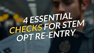 4 основные проверки для повторного зачисления в программу STEM OPT 🚀🇺🇸