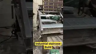 Metal staircase build