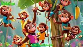 Song Children's  Play Be Happy 🎵 Title  Happy Little Monkey 🎵 @Kidsfun
