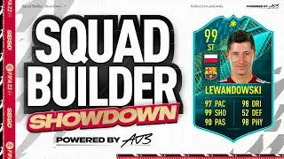 Fifa 22 Squad Builder Showdown!!! BARCA LEWANDOWSKI!!!