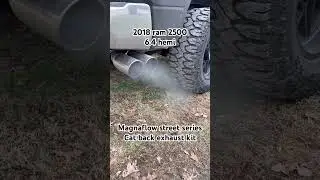 2018 ram 2500 6.4 hemi with a Magnaflow street series exhaust kit part number: 15333