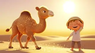 Baby Camel Took a Slow Sand Walk 🐪🏜️ | Gentle Toddler Song | Kids Rhymes