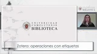 Zotero: operaciones con etiquetas