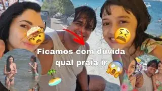 Ficamos com dúvida qual praia ir! 🌊 (pegamos engarrafamento) #praia #família #youtube 