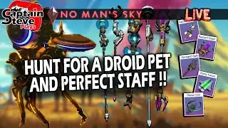 No Man's Sky - Hunting For A Droid Pet and Perfect Staff - Captain Steve NMS Adventure Live