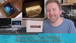 Capon 3 in 1 Fast Charging Station Tissue Holder Review