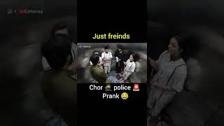 Chor police prank 🤣 RJ NAVED comedy funny lift prank 😂 #prank #video #youtube 