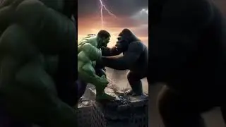 # Hulk and Kingkong fighting#story#shorts