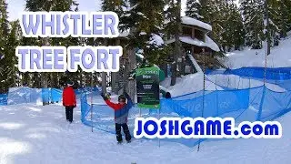 TREE FORT (6 Year Old Whistler Spring Break)