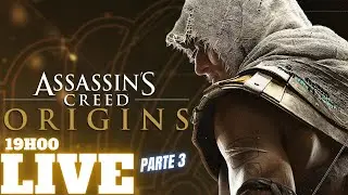 Live de Assassin's Creed Origins - Parte 3 Vers&atilde;o de PC #luciaogamer #assassinscreedorigins #ubisof