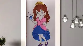 how to draw a cute doll easy drawing||how to draw a cute doll easy drawing#drawing #art 
