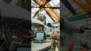 Critical defense readiness: US troops install the heart #shorts #military #helicopter #usarmy #awe