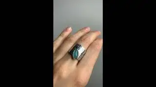 Серьги из серебра 925 пробы с пренитами и агатом Element47 5_SR_PH_ZAG_WG