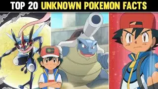 Top 20 Interesting Pokemon Facts|Top 20 Unknown Pokemon Facts|Pokemon Facts 99% Fans Don't know|