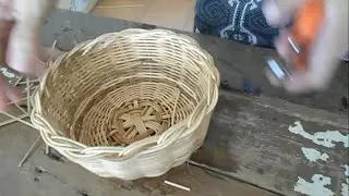 Cara-cara membuat bakul rotan