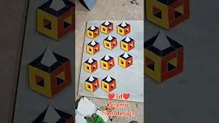 3d Ceramic Tiles design #shorts #ceramictiles #tilesdesign #tilesdecoration