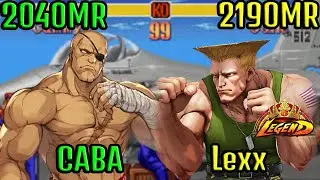 🔥 STREET FIGHTER 6 ➥ CABA (SAGAT サガット) VS. Lexx (GUILE ガイル) LEGEND/MASTER RANKS 🔥