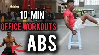 10 Minute Office Chair Abs Workout: Burn Belly Fat at Your Desk (Beginner Friendly)