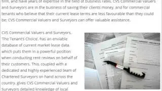CVS Commercial Valuers and Surveyors   Lease Support for Commercial Tenants