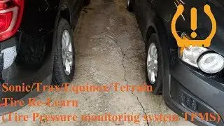 Sonic/Trax/Equinox/Terrain - Tire Re-Learn (система контроля давления в шинах, TPMS)