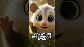 Meet Baby Pip! 🐾 | The Cutest Baby Opossum Ever | #Shorts #LittlePipStories #BabyOpossum