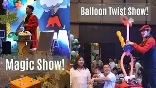 Magic Show and Balloon Twist Show at Limketkai Luxe Hotel | Birthday Party