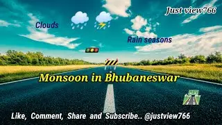 Monsoon in Bhubaneswar | #bhubaneswar #monsoon #clouds #rain #justview766 #highway #NH #road #bbs