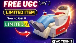 DAY 2 FREE LIMITED UGC! How to Get the Emirates Premium Recliner (AO Tennis Adventure Roblox)