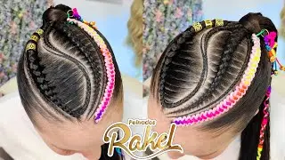 PEINADO JUVENIL/ Casual Ideal Para CARNAVAL 🎉🥳/ Peinados Rakel