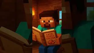 Lava Chicken Recipe 🔥🍗 #chicken #Minecraft #Steve #game #lava #skin #song #fyp