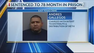 Jacksonville man sentenced to federal prison for meth charges