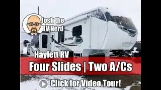 (Sold) 2011 Alpine 3500RE Four Slide Dual Air Used Keystone Fifth Wheel RV