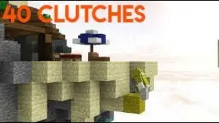 HYPIXEL BLOCK CLUTCH MONTAGE | 40 Skywars Clutches