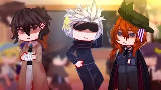 BSD reacciona al nuevo compañero de chuuya|| BSD x Jujutsu kaisen||Engl/Esp