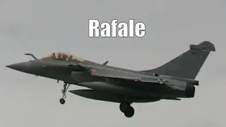 Two French Air Force Rafale Jet Fighters Landing  - Atlantic Trident 25 Finland [4K]