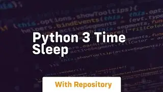 python 3 time sleep