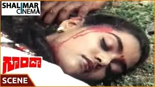 గూండా మూవీ || Silk Smitha Sentiment Scene || Chiranjeevi, Radha || Shalimarcinema