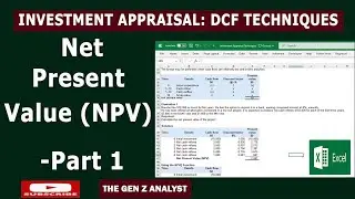 Discounted Cash Flow Analysis - Net Present Value | Investment Appraisal Techniques