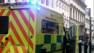 london ambulance and paramedic bike