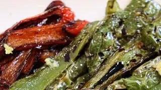 Pimentão frito oriental