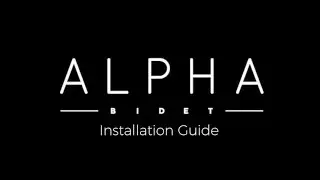 Как установить сиденье-биде для унитаза ALPHA JX