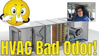 Horrible! HVAC Bad odors. Dirty sock syndrome. 3 Steps to Fix it.