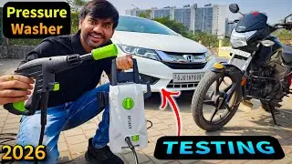 Fastest Way To Wash Car & Bike 😍 Dylect Pressure Washer Unboxing & Review
