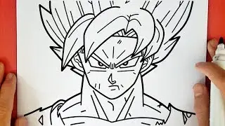 COMMENT DESSINER GOKU SSJ BLUE
