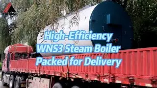 WNS3 Boiler Ready for Shipment | Oil & Gas Fired #machine #boiler #manufacturing #industrialdesign